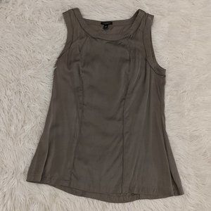 Ann Taylor LOFT Slate Gray Sleeveless Top | XS
